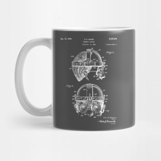 Welding Goggles Patent - Welder Art - Antique Mug